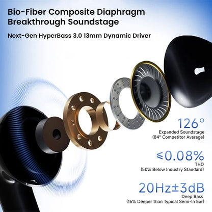 ND Air3 True Wireless Earbuds with 13mm Dynamic Driver
