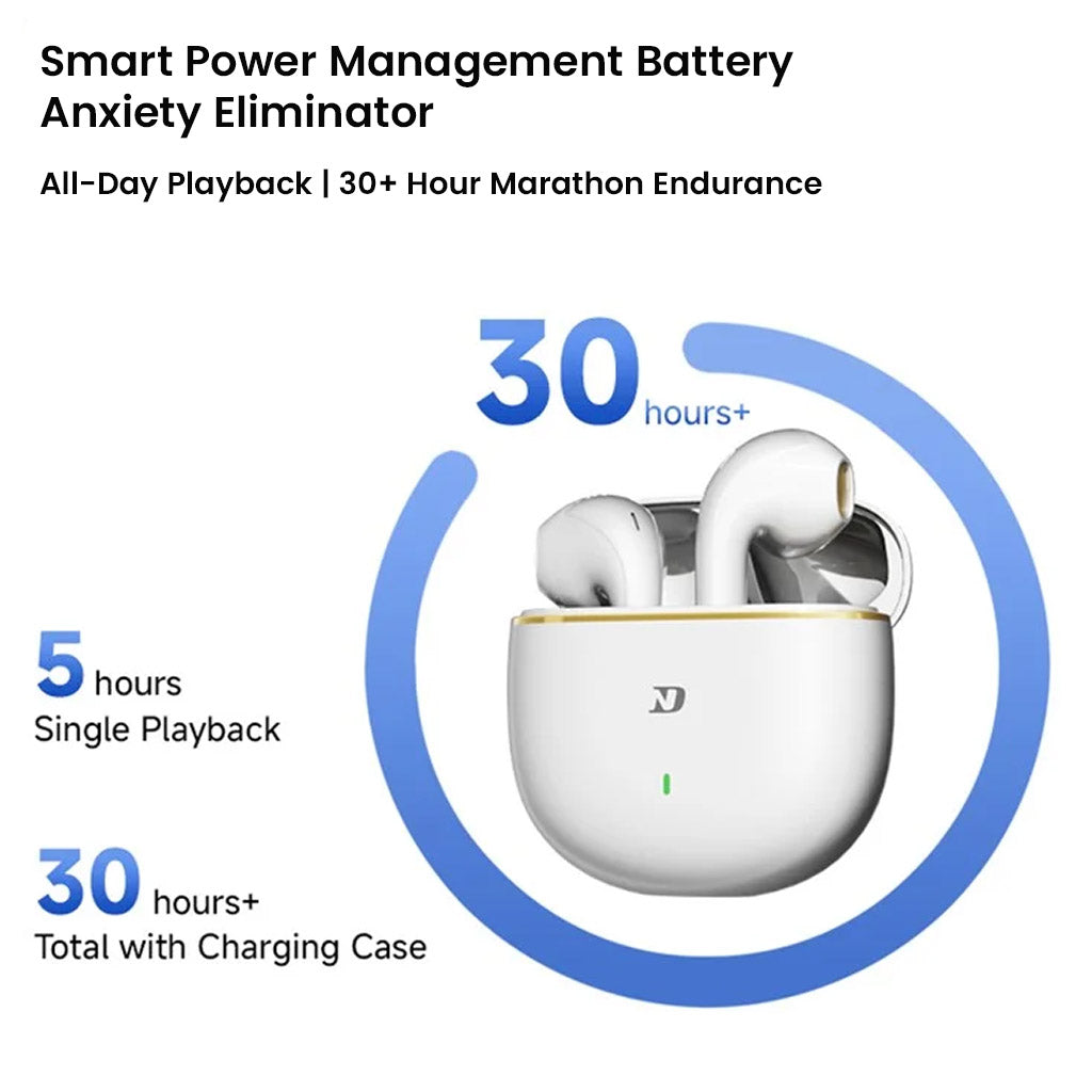 ND Air3 True Wireless Earbuds with Long Lasting Battery