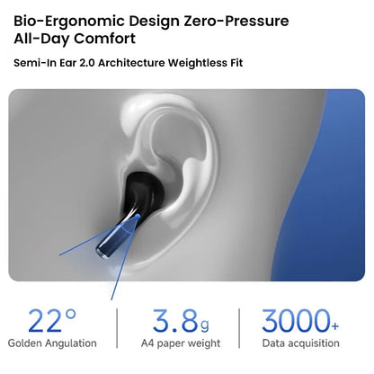 ND Air3 True Wireless Earbuds with Ergonomic Design