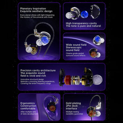 ND Planet Audiophile Grade IEM Planetary Structure