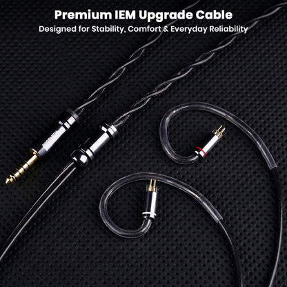 Premium NICEHCK DuskAg IEM upgrade cable designed for daily use with stable connection and flexible construction.