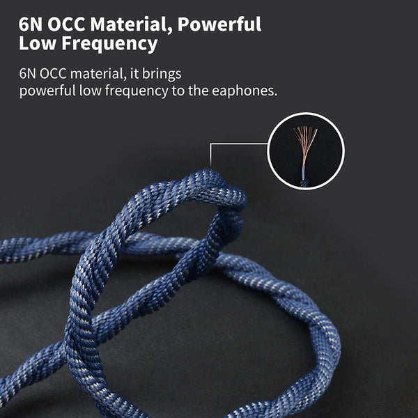 NiceHCK - MixPP 6N OCC Upgrade Cable for IEM - 2