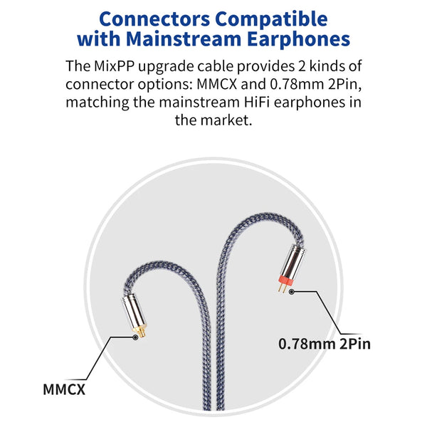 NiceHCK - MixPP 6N OCC Upgrade Cable for IEM - 5