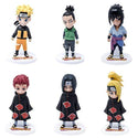 Anime Action Figures Naruto Chibi Figurines Set of 6 - 11.5cm Approx. - 1