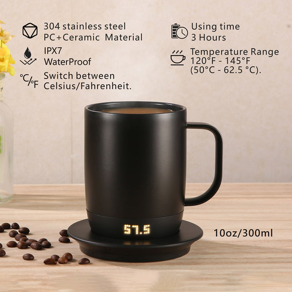 NiLKO – N2 300ml Temperature Control Smart Coffee Mug with LED Display - 2