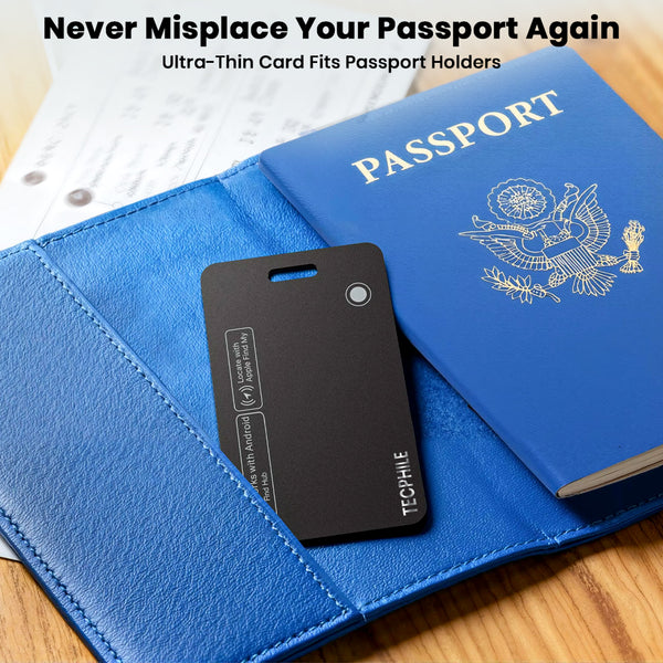 Nutale – Card Tracker Smart Air Tag for Apple & Android Rechargeable Bluetooth Finder - 12