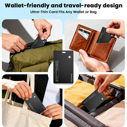 Nutale – Card Tracker Smart Air Tag for Apple & Android Rechargeable Bluetooth Finder