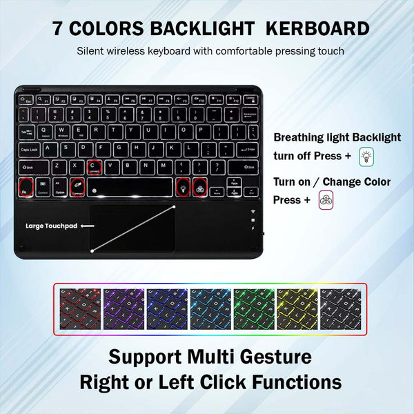 OP121 Keyboard Case for OnePlus Pad 2/ Pad Pro/Oppo Pad 3 Pro 12.1” (2024) - 4