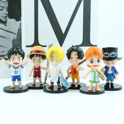One Piece Set of 12 Figurines Anime Action Figures