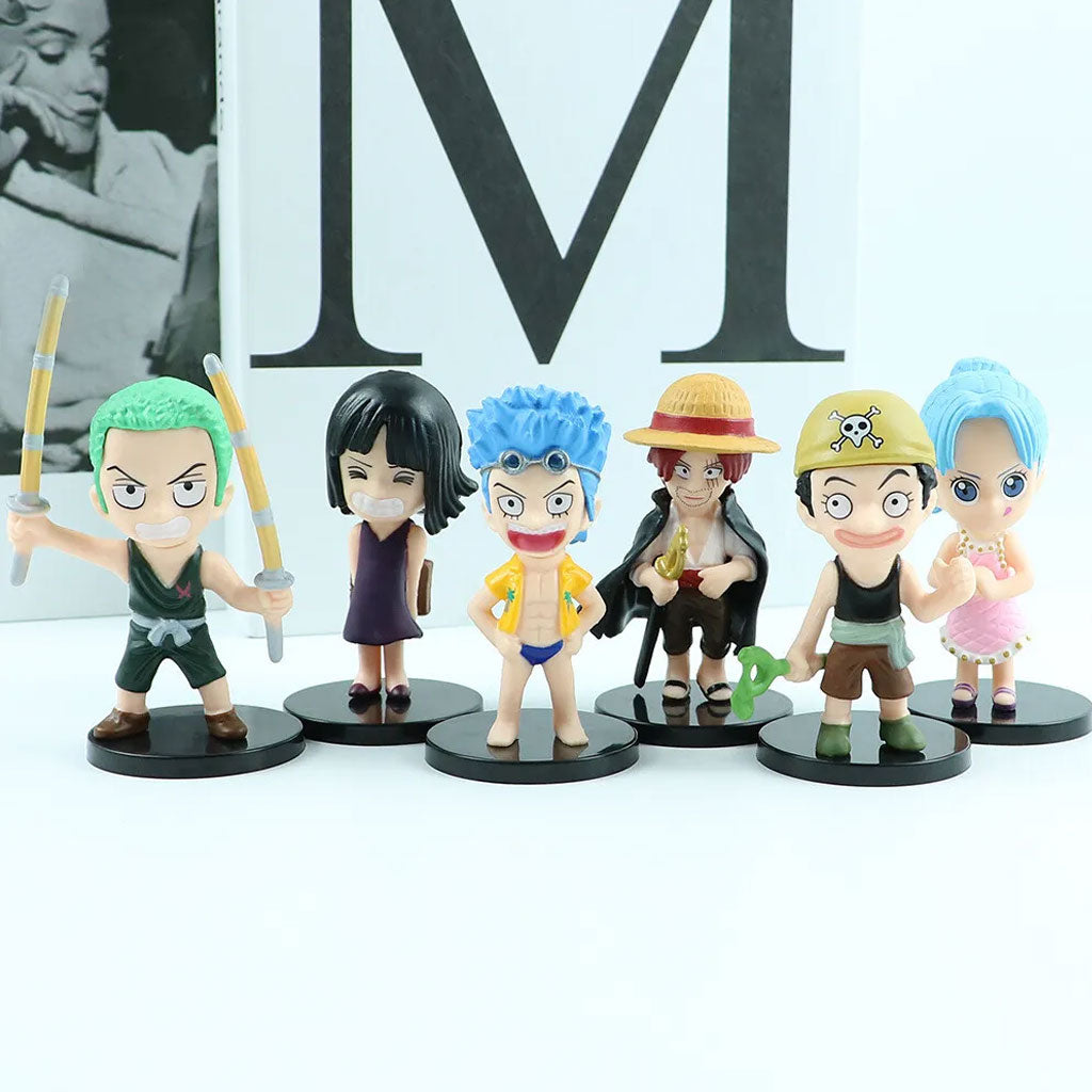 One Piece Set of 12 Figurines Anime Action Figures