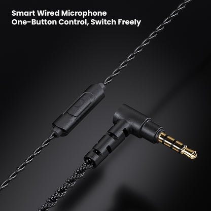 High-resolution audio wired earphone with control
