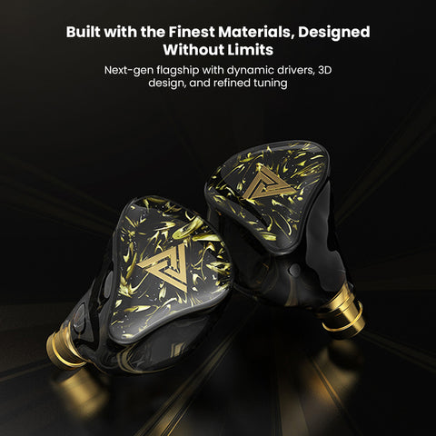 QKZ - Kaiser 10mm Dual Dynamic Driver HiFi In-Ear Monitor Earphones - 0