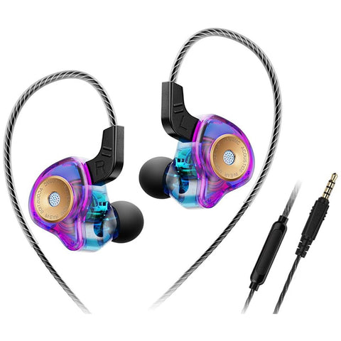 QKZ AK6 Ultra In Ear Monitors Multi Color Variant