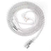 QKZ-TC 100 IEM to USB Type-C Audio Cable Silver