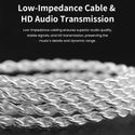 QKZ - TC100 IEM to USB Type-C Audio Cable with Inline HD Microphone - 3
