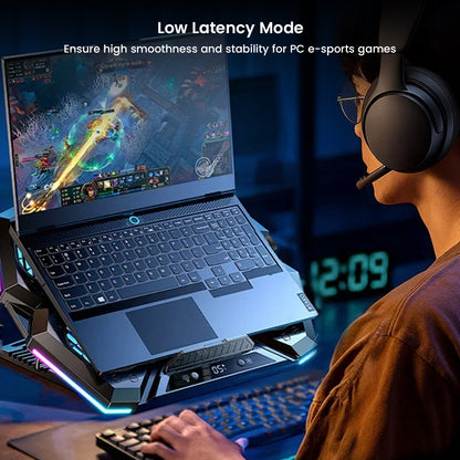 Low Latency Mode on QCC Dongle Pro ensures smooth Bluetooth audio for PC gaming, ideal for competitive e-sports environments.