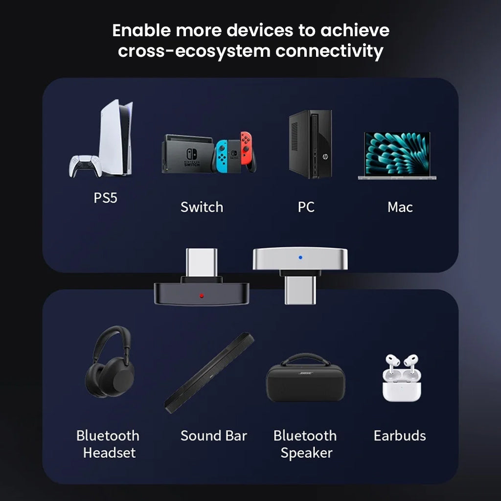 Questyle- QCC Dongle Pro Lossless Bluetooth 5.4 Transmitter