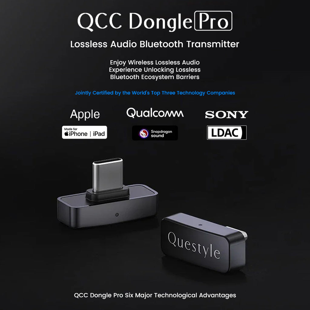 Questyle- QCC Dongle Pro Lossless Bluetooth 5.4 Transmitter