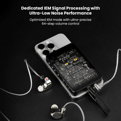Questyle Sigma DAC and headphone amplifier with circuit board and controls