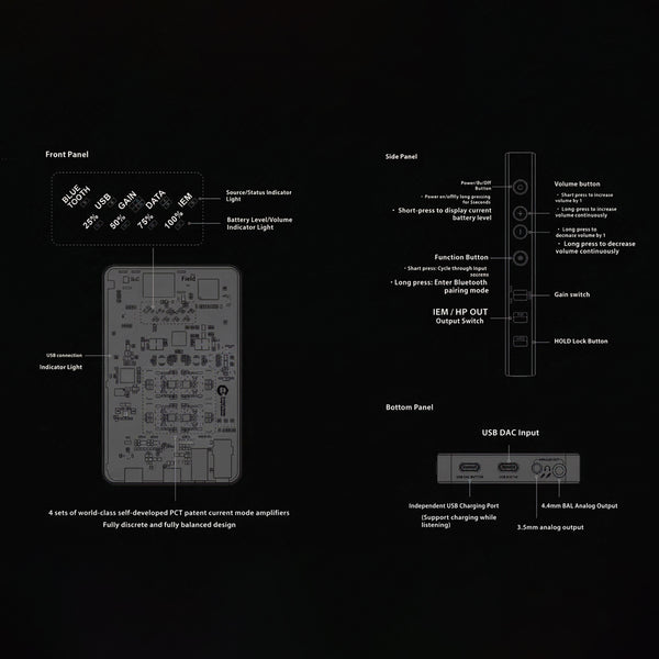 Questyle - Sigma Hi-Res Bluetooth DAC Portable Headphone Amplifier - 15