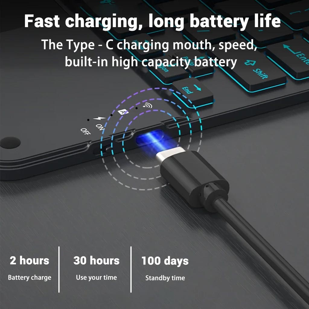 RMSE11 Keyboard Case for Xiaomi Redmi Pad SE 11” 2023 type C fast charging