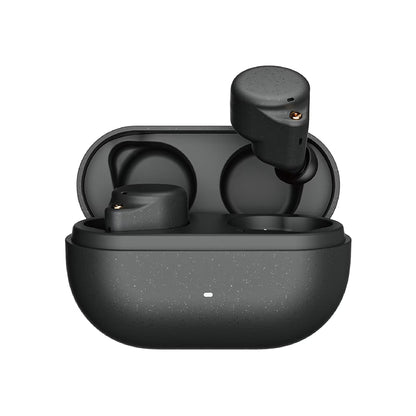 Black Ceramics Ultra ANC wireless earbuds in charging case