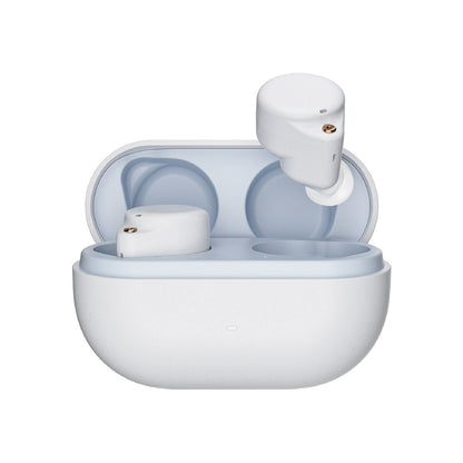 White Ceramics Ultra ANC wireless earbuds in charging case