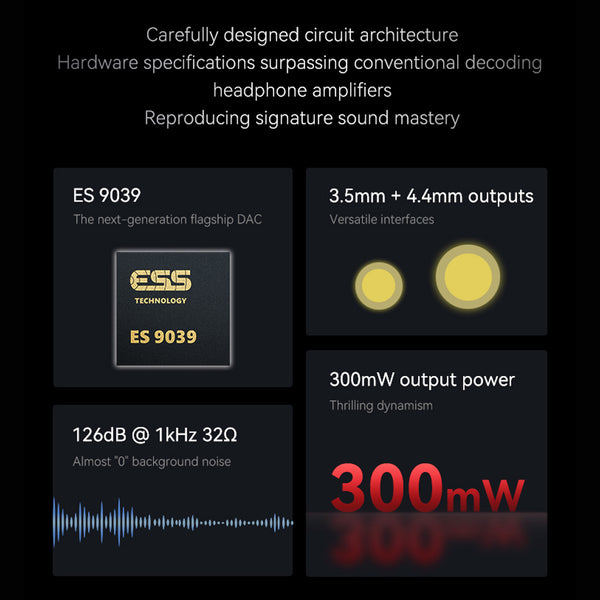 ROSESELSA RS9039 ES9039Q2M Portable Flagship DAC/Amp - 2