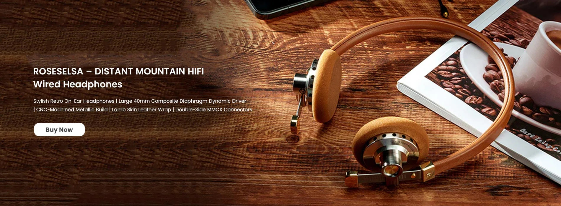 ROSESELSA – DISTANT MOUNTAIN HIFI Wired Headphones