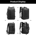 RZTX – 8081 Airpack Travel Vacuum Backpack Laptop Bag for Men 22L-45L Expandable - 5