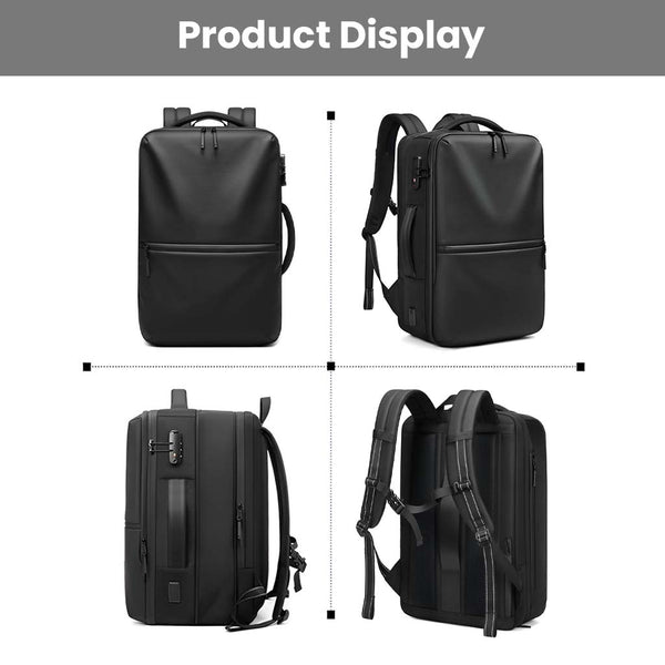 RZTX - Smart Airpack Vacuum Compression Travel Backpack 39-55L Expandable - 6
