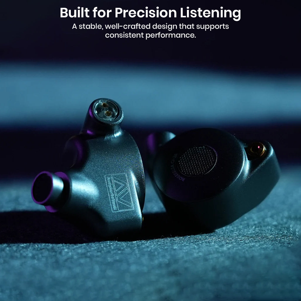 In-ear monitors with built-in stable design for consistent performance