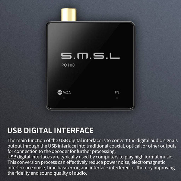 S.M.S.L – PO100 2024 Compact USB Digital Audio Interface - 6