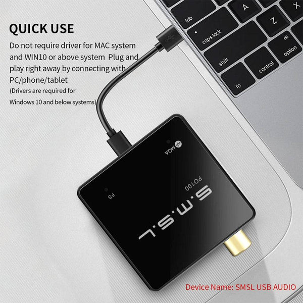 S.M.S.L – PO100 2024 Compact USB Digital Audio Interface - 10