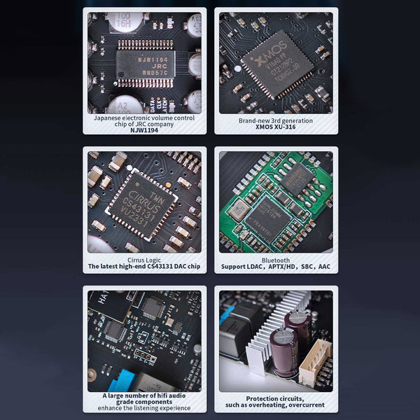 S.M.S.L – RAW-HA1 CS43131 Desktop DAC & Power Amplifier - 14