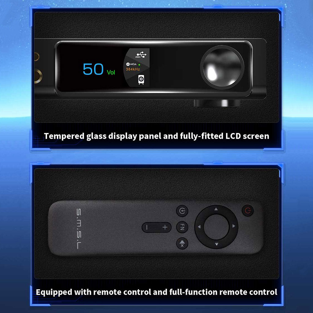 S.M.S.L RAW-HA1 CS43131 Desktop DAC & Power Amplifier