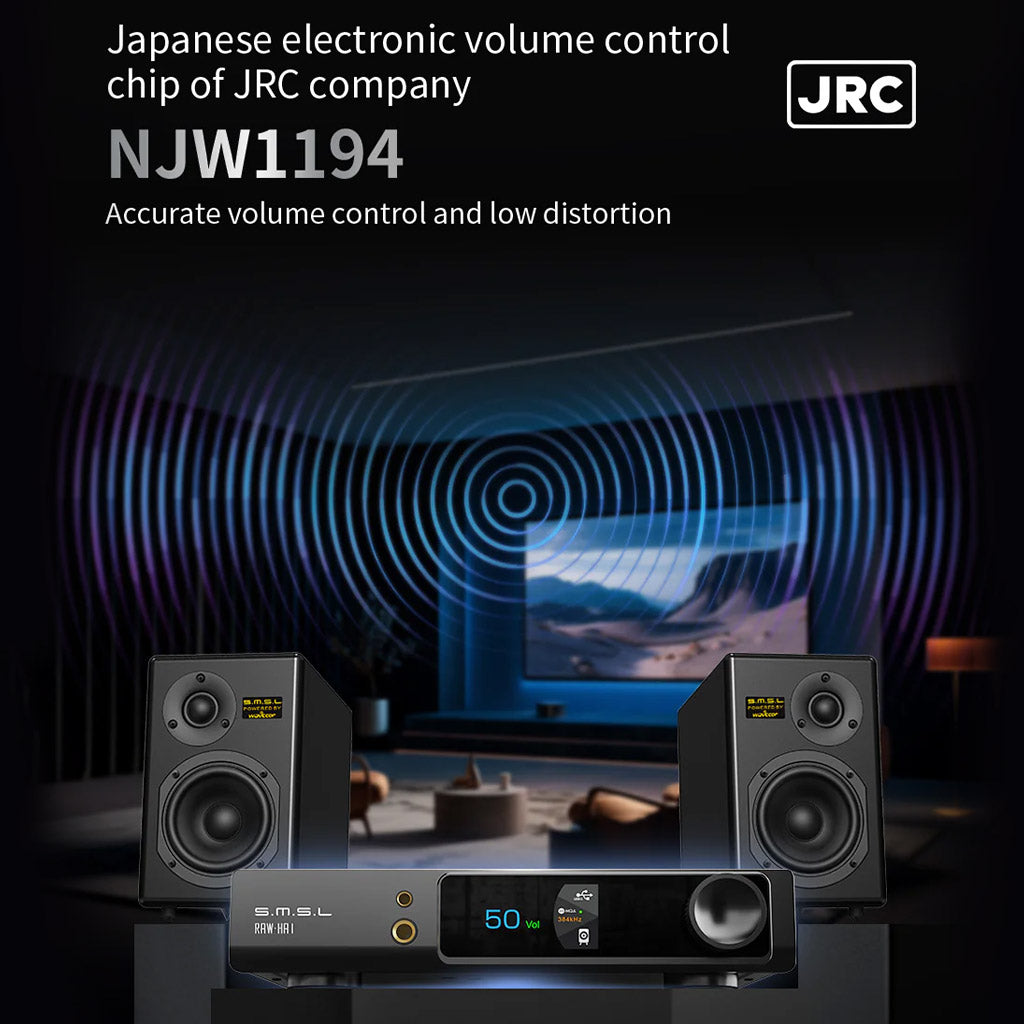 S.M.S.L RAW-HA1 CS43131 Desktop DAC & Power Amplifier