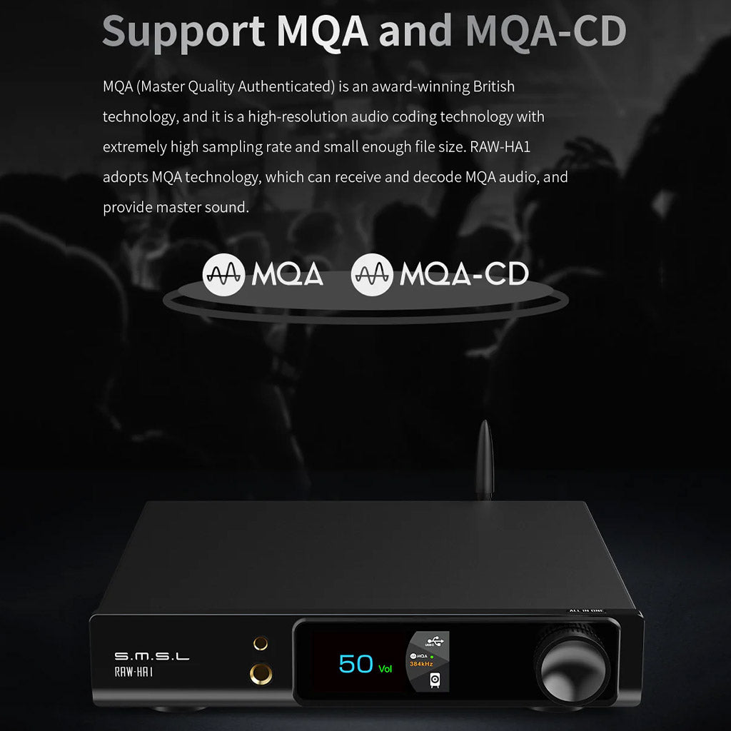 S.M.S.L RAW-HA1 CS43131 Desktop DAC & Power Amplifier