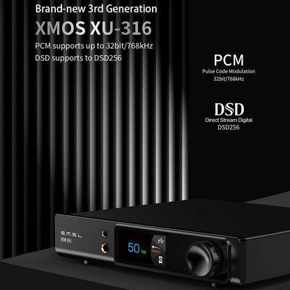 S.M.S.L RAW-HA1 CS43131 Desktop DAC & Power Amplifier