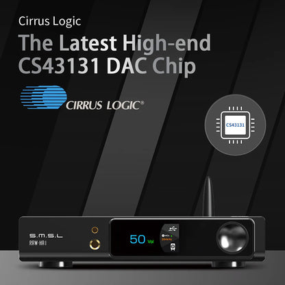 S.M.S.L RAW-HA1 CS43131 Desktop DAC & Power Amplifier