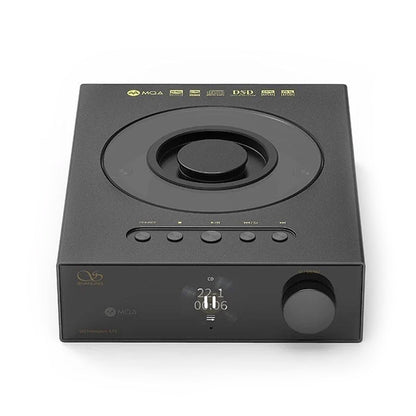 SHANLING ET3 Dedicated Digital CD Transport in Obsidian Black with top-loading design and front display for high-resolution audio playback.