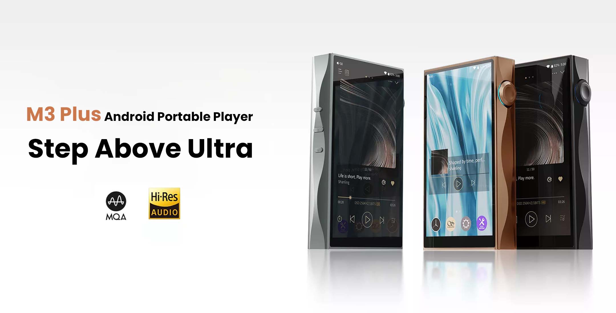 SHANLING M3 Plus Android13 4xCS43198 Portable Digital Audio Player