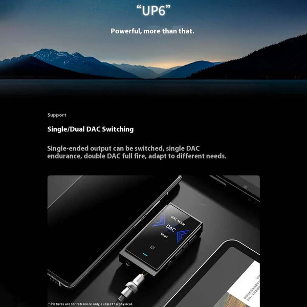 SHANLING - UP6 Dual ES9069Q Portable Bluetooth DAC & Amp - 14