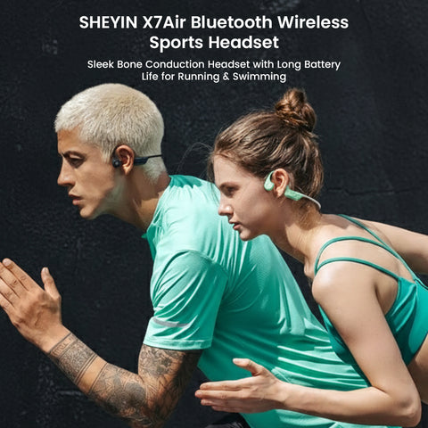 SHEYIN- X7 Air IPX8 Swimming Bone Conduction Bluetooth Headphones - 0