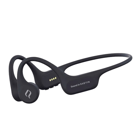 SHEYIN - X9 IPX8 Bone Conduction Bluetooth Headphones in black color variant with same ergonomic and waterproof features.