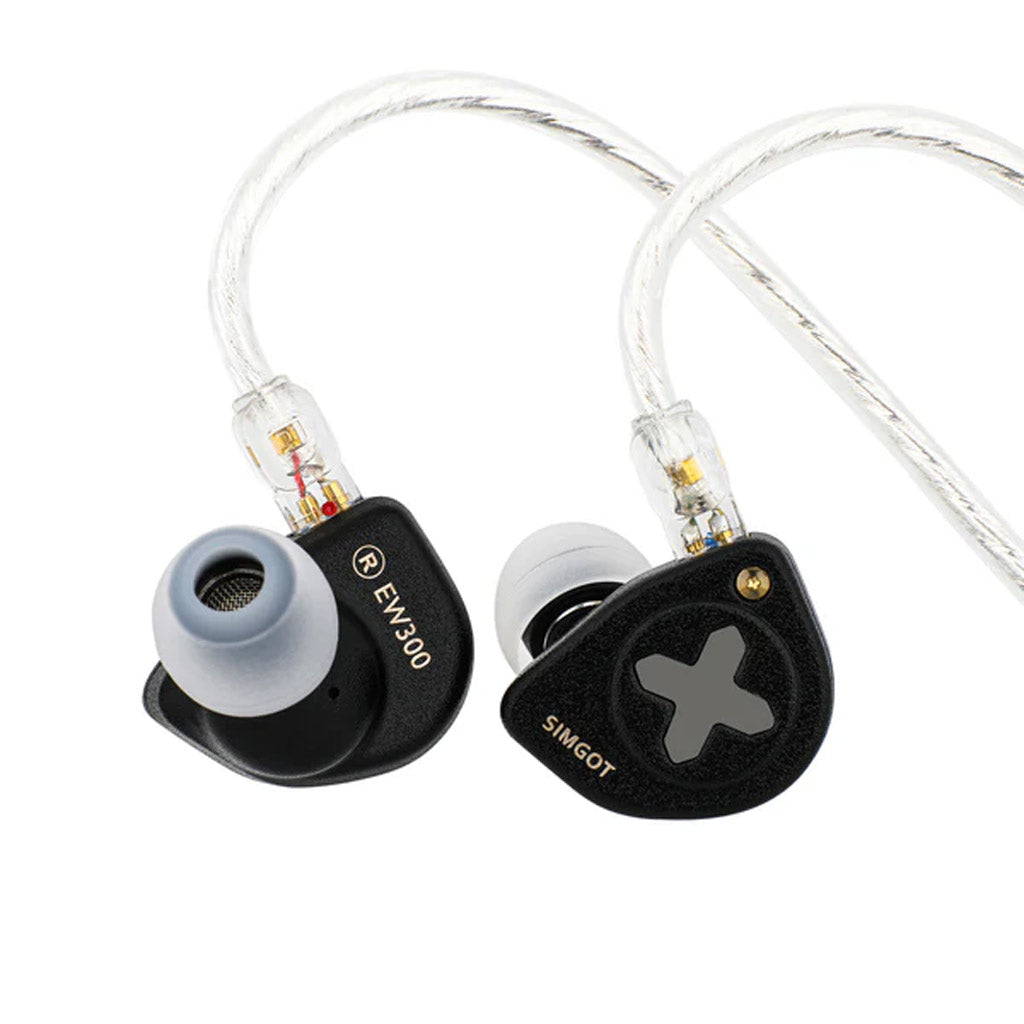 SIMGOT EW300 DSP EDITION Hybrid Driver IEM Faceplate