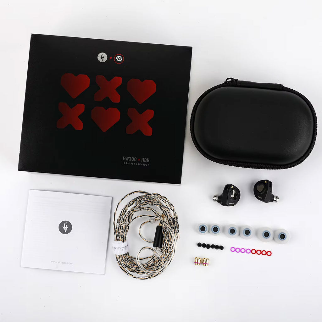 SIMGOT EW300 HBB EDITION Hybrid Driver IEM Accessories