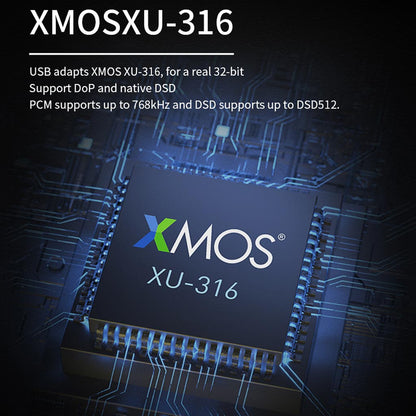 SMSL RAW MDA1 DAC&Amp XMOSXU 316 Processor