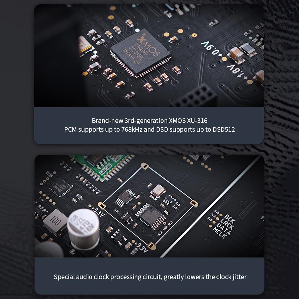 SMSL RAW MDA1 DAC&Amp BLACK