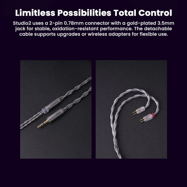 SOFTEARS - STUDIO 2 Dual BA Drivers Professional In-Ear Monitors - 7